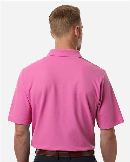 Core 365 CE106 Men's Resolve CVC Performance Pique Polo - Charity Pink - model back