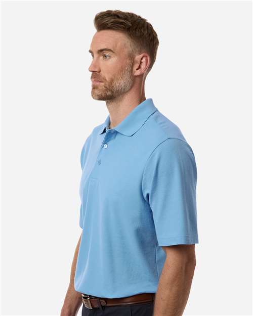 Core 365 CE106 Men's Resolve CVC Performance Pique Polo - Columbia Blue - model side