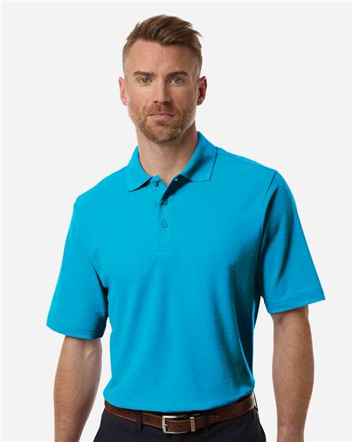 Core 365 CE106 Men's Resolve CVC Performance Pique Polo - Electric Blue - model front