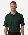 Core 365 CE106 Men's Resolve CVC Performance Pique Polo - Forest - model front