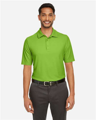 Core 365 CE112 Men's Fusion ChromaSoft Pique Polo - Acid Green - model front
