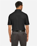 Core 365 CE112 Men's Fusion ChromaSoft Pique Polo - Black - model back