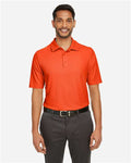 Core 365 CE112 Men's Fusion ChromaSoft Pique Polo - Campus Orange - model front