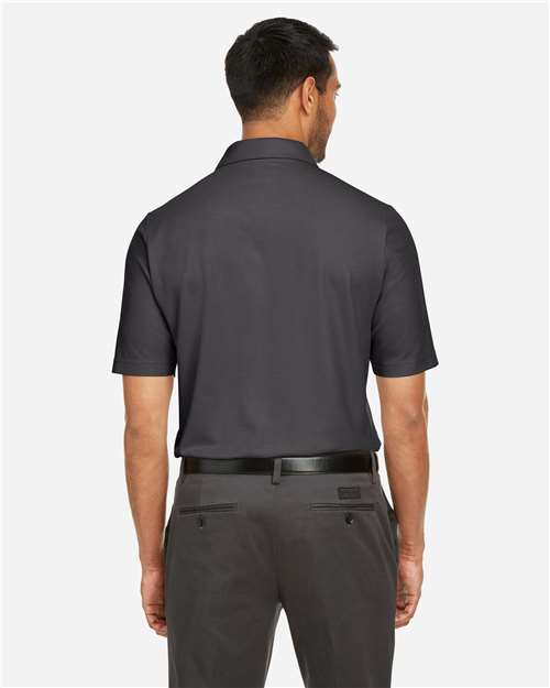 Core 365 CE112 Men's Fusion ChromaSoft Pique Polo - Carbon - model back