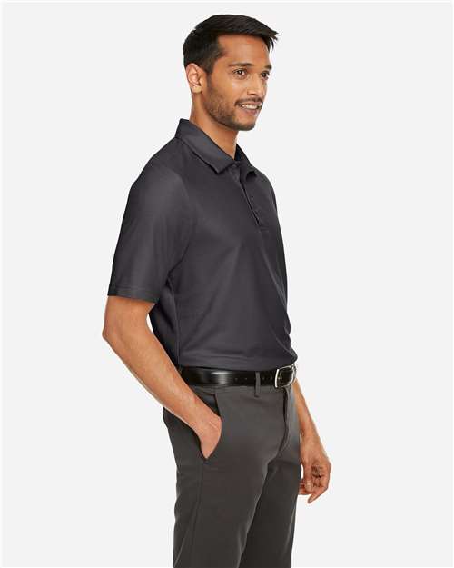 Core 365 CE112 Men's Fusion ChromaSoft Pique Polo - Carbon - model side