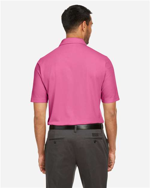 Core 365 CE112 Men's Fusion ChromaSoft Pique Polo - Charity Pink - model back