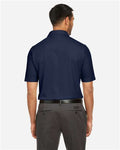 Core 365 CE112 Men's Fusion ChromaSoft Pique Polo - Classic Navy - model back
