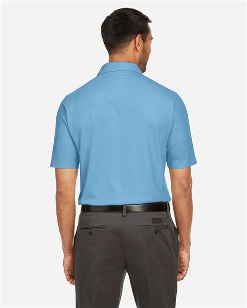 Core 365 CE112 Men's Fusion ChromaSoft Pique Polo - Columbia Blue - model back