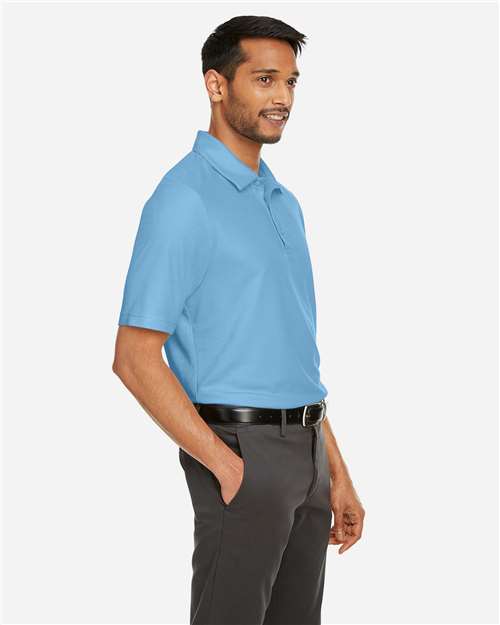 Core 365 CE112 Men's Fusion ChromaSoft Pique Polo - Columbia Blue - model side