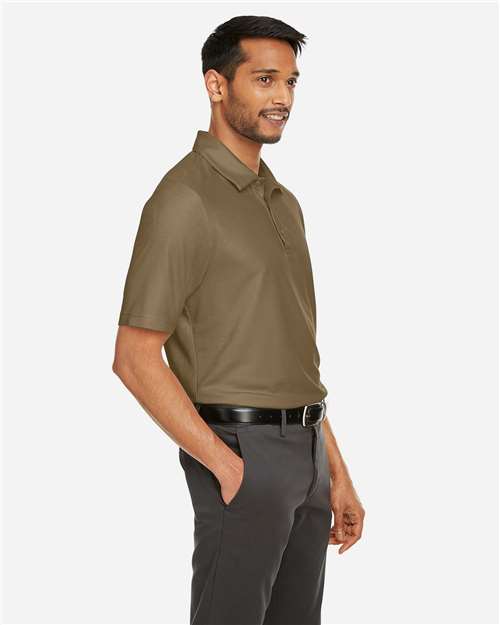 Core 365 CE112 Men's Fusion ChromaSoft Pique Polo - Coyote Brown - model side