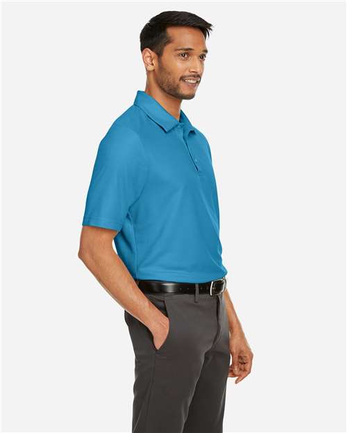 Core 365 CE112 Men's Fusion ChromaSoft Pique Polo - Electric Blue - model side