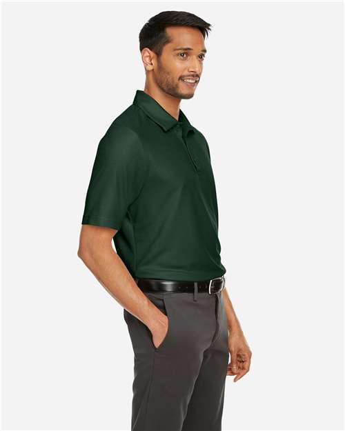 Core 365 CE112 Men's Fusion ChromaSoft Pique Polo - Forest - model side