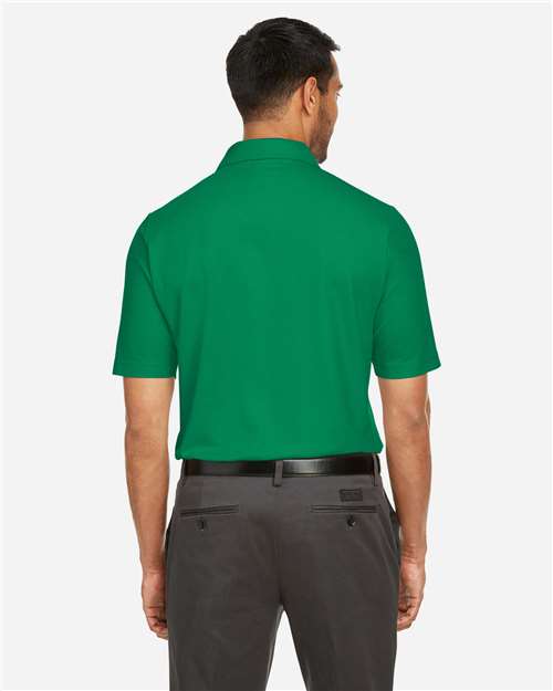 Core 365 CE112 Men's Fusion ChromaSoft Pique Polo - Kelly Green - model back