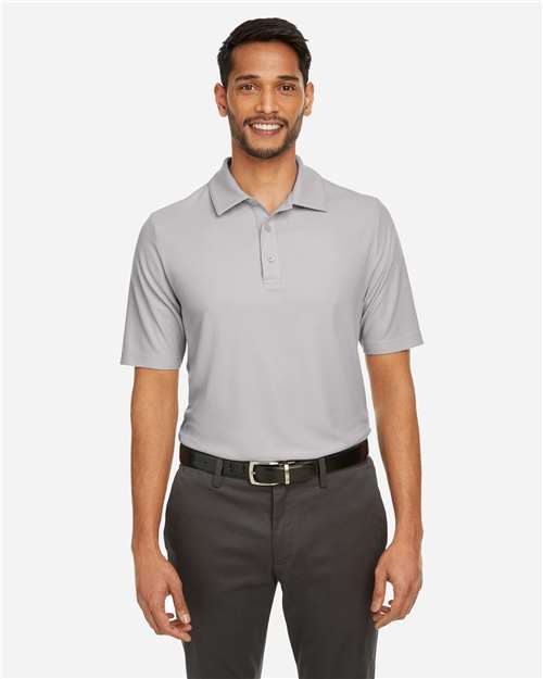 Core 365 CE112 Men's Fusion ChromaSoft Pique Polo - Platinum - model front