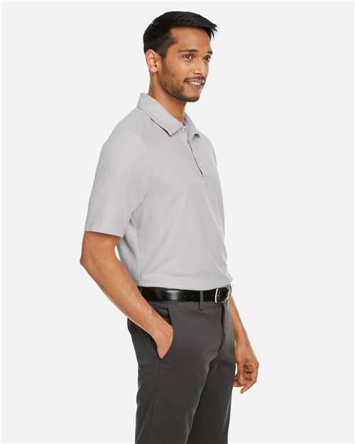 Core 365 CE112 Men's Fusion ChromaSoft Pique Polo - Platinum - model side