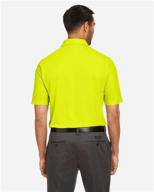 Core 365 CE112 Men's Fusion ChromaSoft Pique Polo - Safety Yellow - model back