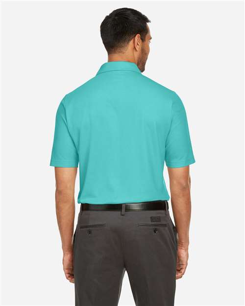 Core 365 CE112 Men's Fusion ChromaSoft Pique Polo - Sea Glass - model back