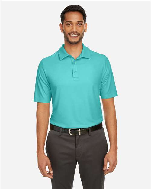 Core 365 CE112 Men's Fusion ChromaSoft Pique Polo - Sea Glass - model front