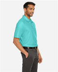 Core 365 CE112 Men's Fusion ChromaSoft Pique Polo - Sea Glass - model side