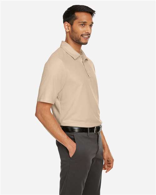 Core 365 CE112 Men's Fusion ChromaSoft Pique Polo - Stone - model side
