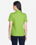 Core 365 78181 Women's Origin Performance Piqué Polo - Acid Green - model back