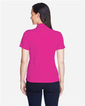 Core 365 78181 Women's Origin Performance Piqué Polo - Bright Magenta - model back