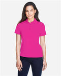 Core 365 78181 Women's Origin Performance Piqué Polo - Bright Magenta - model front