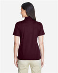 Core 365 78181 Women's Origin Performance Piqué Polo - Burgundy - model back