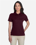 Core 365 78181 Women's Origin Performance Piqué Polo - Burgundy - model front