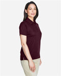 Core 365 78181 Women's Origin Performance Piqué Polo - Burgundy - model side