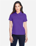 Core 365 78181 Women's Origin Performance Piqué Polo - Campus Purple - model front