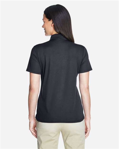 Core 365 78181 Women's Origin Performance Piqué Polo - Carbon - model back