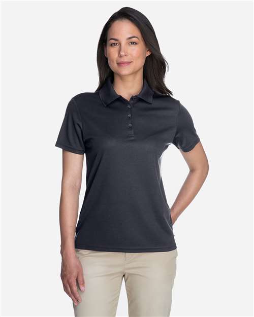 Core 365 78181 Women's Origin Performance Piqué Polo - Carbon - model front