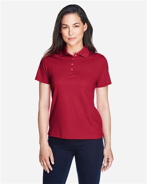 Core 365 78181 Women's Origin Performance Piqué Polo - Classic Red - model front