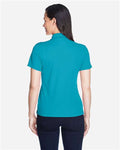 Core 365 78181 Women's Origin Performance Piqué Polo - Clear Teal - model back