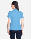 Core 365 78181 Women's Origin Performance Piqué Polo - Columbia Blue - model back