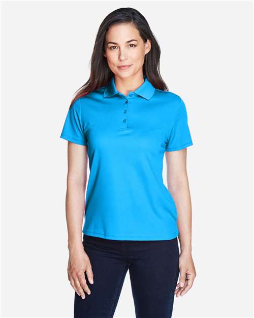 Core 365 78181 Women's Origin Performance Piqué Polo - Electric Blue - model front