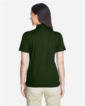Core 365 78181 Women's Origin Performance Piqué Polo - Forest - model back