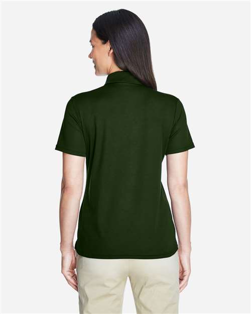 Core 365 78181 Women's Origin Performance Piqué Polo - Forest - model back