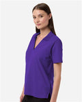 Core 365 CE106W Women's Resolve CVC Performance Pique Polo - Campus Purple - model side