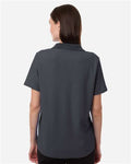Core 365 CE106W Women's Resolve CVC Performance Pique Polo - Carbon - model back