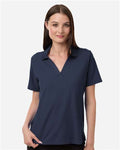 Core 365 CE106W Women's Resolve CVC Performance Pique Polo - Classic Navy - model front