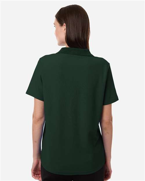 Core 365 CE106W Women's Resolve CVC Performance Pique Polo - Forest - model back