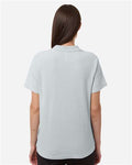 Core 365 CE106W Women's Resolve CVC Performance Pique Polo - Platinum - model back