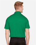 Devon & Jones DG22 Men's CrownLux Performance Address Mélange Polo - Kelly Green Melange - model back