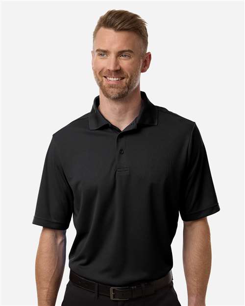 Core 365 CE108 Men's Nova Performance Pique Polo - Black - model front