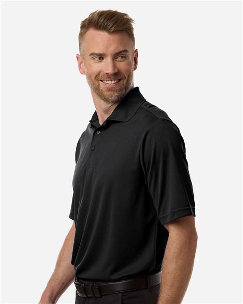 Core 365 CE108 Men's Nova Performance Pique Polo - Black - model side
