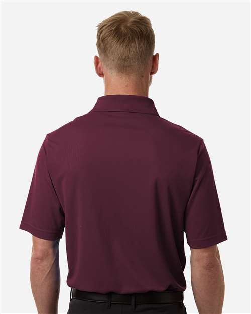 Core 365 CE108 Men's Nova Performance Pique Polo - Burgundy - model back
