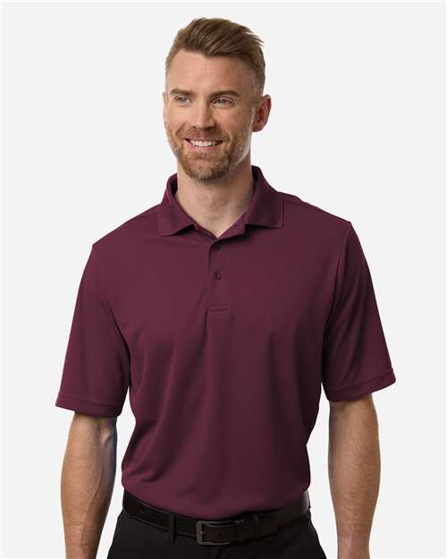 Core 365 CE108 Men's Nova Performance Pique Polo - Burgundy - model front