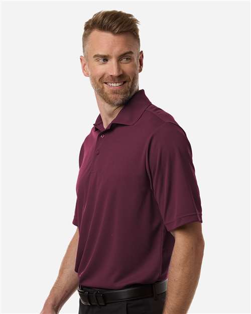 Core 365 CE108 Men's Nova Performance Pique Polo - Burgundy - model side